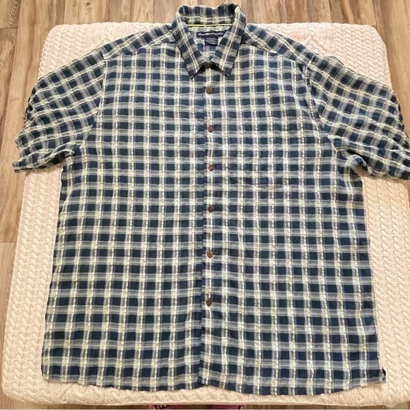 Exofficio Short Sleeve Shirt Seersucker Size XXL - Picture 5 of 10